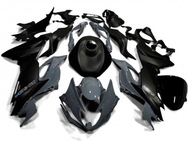 Wholesale 2019-2022 Kawasaki ZX6R Motorcycle Fairings - Matte Black Nardo Grey