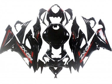 Wholesale 2019-2022 Kawasaki ZX6R Motorcycle Fairings - Glossy Black Red