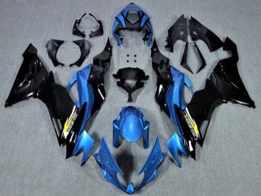 Wholesale 2019-2022 Kawasaki ZX6R Motorcycle Fairings - Blue Glossy Black Yellow