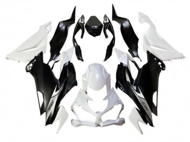 Wholesale 2019-2022 Kawasaki ZX6R Motorcycle Fairings - White Matte Black