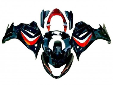 Wholesale 2008-2013 Suzuki GSX650F Motorcycle Fairings - Black Candy Orange Silver