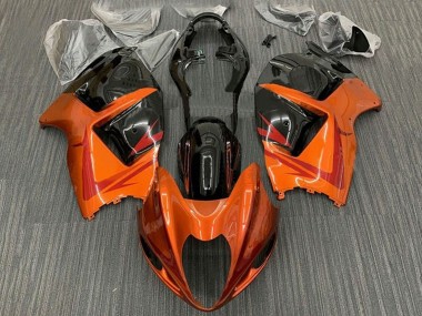 Wholesale 1996-2007 Suzuki GSXR 1300 Hayabusa Motorcycle Fairings - Orange Black Red