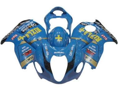 Wholesale 1996-2007 Suzuki GSXR 1300 Hayabusa Motorcycle Fairings - Blue Gold Black Rizla