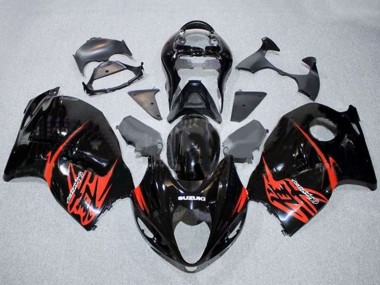 Wholesale 1996-2007 Suzuki GSXR 1300 Hayabusa Motorcycle Fairings - Glossy Black Red
