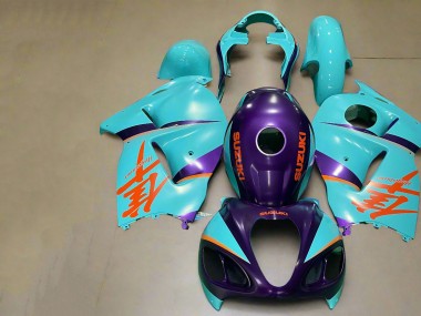 Wholesale 1996-2007 Suzuki GSXR 1300 Hayabusa Motorcycle Fairings - Matte Purple Orange Blue