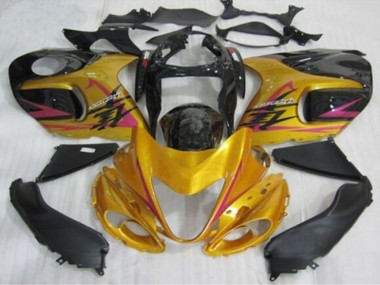 Wholesale 1996-2007 Suzuki GSXR 1300 Hayabusa Motorcycle Fairings - Gold Black Pink