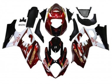 Wholesale 2005-2006 Suzuki GSXR 1000 Motorcycle Fairings - Black Red White Gold