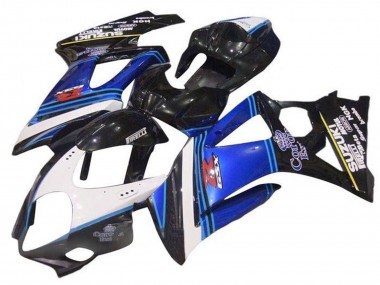 Wholesale 2005-2006 Suzuki GSXR 1000 Motorcycle Fairings - Glossy Black Blue White Corona