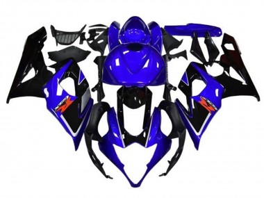 Wholesale 2005-2006 Suzuki GSXR 1000 Motorcycle Fairings - Blue Black White Stripe