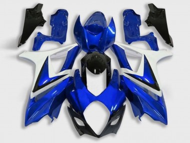 Wholesale 2005-2006 Suzuki GSXR 1000 Motorcycle Fairing - White Blue Black