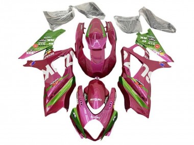 Wholesale 2005-2006 Suzuki GSXR 1000 Motorcycle Fairings - Pink Green