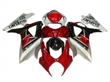 Wholesale 2005-2006 Suzuki GSXR 1000 Motorcycle Fairings - Silver Red Black