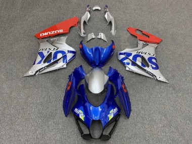 Wholesale 2017-2024 Suzuki GSXR1000 Motorcycle Fairings - Blue Silver Red