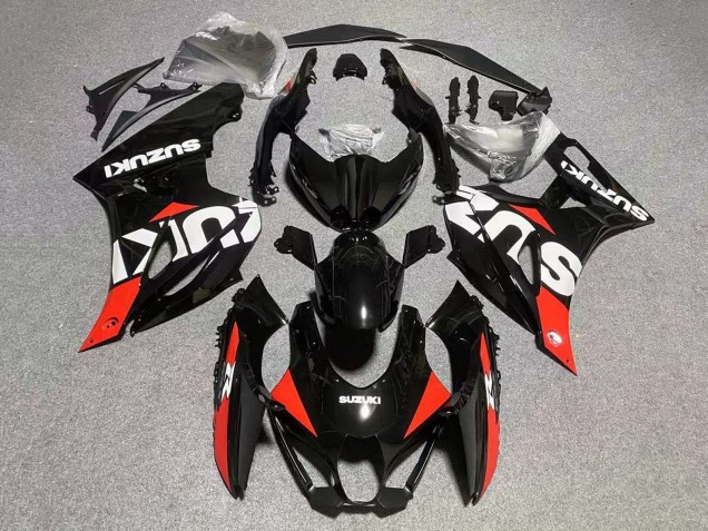 2017-2024 Suzuki GSXR1000 Motorcycle Fairings - Black Red White