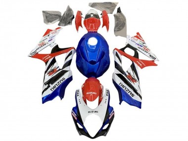 Wholesale 2007-2008 Suzuki GSXR 1000 Motorcycle Fairings - White Red Blue Black