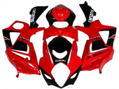 Wholesale 2007-2008 Suzuki GSXR 1000 Motorcycle Fairings - Red Black White Decal