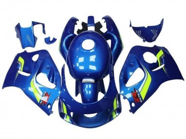 Wholesale 1996-2000 Suzuki GSXR 600 / GSXR 750 Motorcycle Fairings - Blue Yellow White