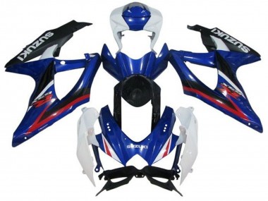 Wholesale 2008-2010 Suzuki GSXR 600 / GSXR 750 Motorcycle Fairings - White Blue Red Black
