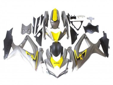 Wholesale 2008-2010 Suzuki GSXR 600 / GSXR 750 Motorcycle Fairings - Silver Yellow Black