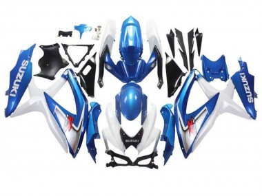 Wholesale 2008-2010 Suzuki GSXR 600 / GSXR 750 Motorcycle Fairings - White Light Blue Red