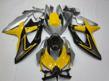 Wholesale 2008-2010 Suzuki GSXR 600 / GSXR 750 Motorcycle Fairings - Yellow Silver Grey Black