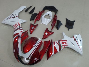 Wholesale 2011-2024 Suzuki GSXR 600 / GSXR 750 Motorcycle Fairings - Candy Red White Fiat