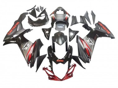 Wholesale 2011-2024 Suzuki GSXR 600 / GSXR 750 Motorcycle Fairings - Black Grey Red