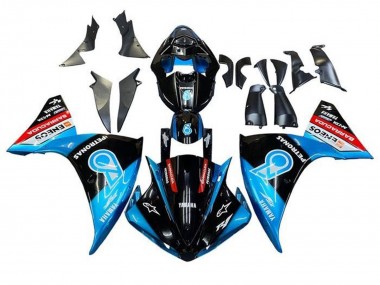 Wholesale 2009-2011 Yamaha YZF 1000 R1 Motorcycle Fairings - Black Light Blue Red Petronas