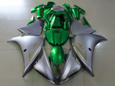Wholesale 2009-2011 Yamaha YZF 1000 R1 Motorcycle Fairings - Silver Green