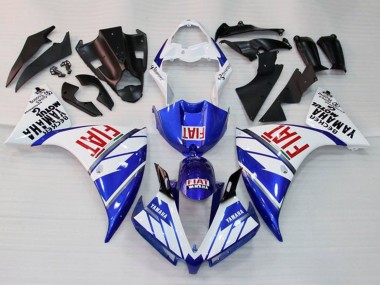 Wholesale 2009-2011 Yamaha YZF 1000 R1 Motorcycle Fairings - White Blue Red Fiat
