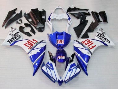 Wholesale 2012-2014 Yamaha YZF 1000 R1 Motorcycle Fairing - White Blue Red Fiat