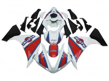 Wholesale 2012-2014 Yamaha YZF 1000 R1 Motorcycle Fairings - White Red Blue Martini