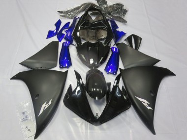 Wholesale 2012-2014 Yamaha YZF 1000 R1 Motorcycle Fairings - Glossy Black Matte Black Blue