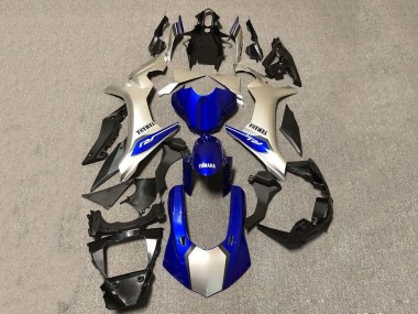 Wholesale 2015-2019 Yamaha YZF 1000 R1 Motorcycle Fairings - Silver Blue