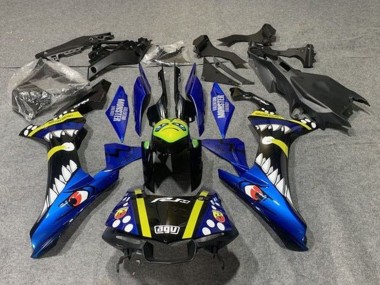 Wholesale 2015-2019 Yamaha YZF 1000 R1 Motorcycle Fairings - Blue Yellow Black Shark
