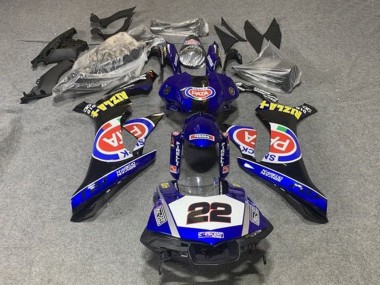 Wholesale 2015-2019 Yamaha YZF 1000 R1 Motorcycle Fairings - Blue White Black Red Pata 22