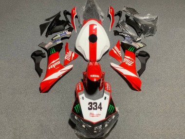 Wholesale 2015-2019 Yamaha YZF 1000 R1 Motorcycle Fairings - White Red Black Green Monster Milwaukee 334