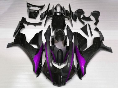 Wholesale 2015-2019 Yamaha YZF 1000 R1 Motorcycle Fairings - Faux Carbon Fiber Purple