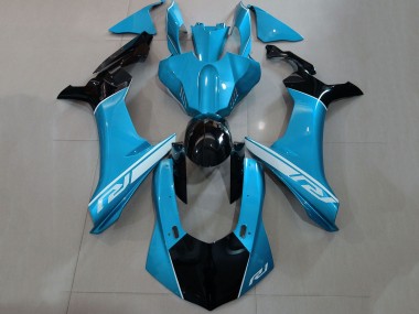 Wholesale 2015-2019 Yamaha YZF 1000 R1 Motorcycle Fairings - Blue Silver Glossy Black