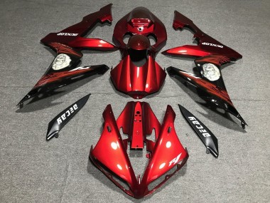 Wholesale 2004-2006 Yamaha YZF 1000 R1 Motorcycle Fairing - Red Matte Black