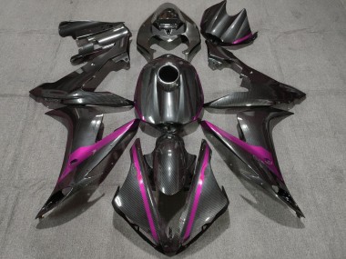 Wholesale 2004-2006 Yamaha YZF 1000 R1 Motorcycle Fairings - Carbon Fiber Style Pink