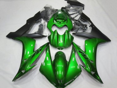 Wholesale 2004-2006 Yamaha YZF 1000 R1 Motorcycle Fairings - Green Matte Black