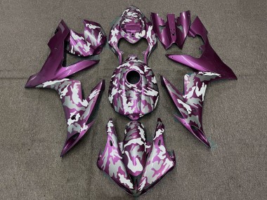 Wholesale 2004-2006 Yamaha YZF 1000 R1 Motorcycle Fairings - Light Purple White Grey Camouflage