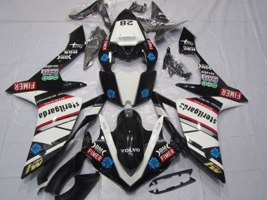Wholesale 2007-2008 Yamaha YZF 1000 R1 Motorcycle Fairings - Glossy Black White Red Blue Volvo Sterilgarda Fimer