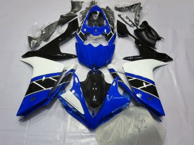 Wholesale 2007-2008 Yamaha YZF 1000 R1 Bike Fairings - Blue White Black