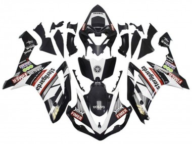 Wholesale 2007-2008 Yamaha YZF 1000 R1 Motorcycle Fairings - White Red Black Volvo Fimer Yamalube Sterilgarda