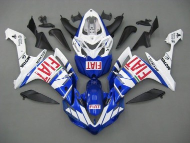 Wholesale 2007-2008 Yamaha YZF 1000 R1 Motorcycle Fairings - White Blue Red Fiat
