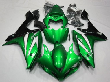 Wholesale 2007-2008 Yamaha YZF 1000 R1 Motorcycle Fairings - Green White Black