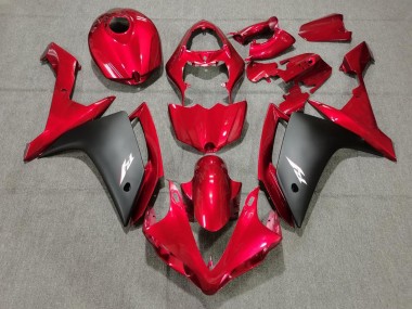 Wholesale 2007-2008 Yamaha YZF 1000 R1 Motorcycle Fairings - Red Matte Black