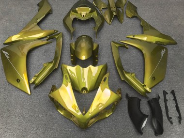 Wholesale 2007-2008 Yamaha YZF 1000 R1 Motorcycle Fairings - Yellow Olive